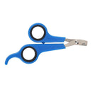 Pet Nail Toe Clipper Scissors Stainless Steel Dog Claw Cutter(Blue Black) A