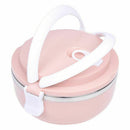 1 Layer Stainless Steel Thermal Insulated Lunch Box Food Container Round