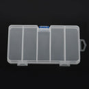 Transparent Plastic Fishing Lure Bait Box Storage Organizer Container Case G1Q1