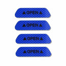 4X Blue Safety Open Reflective Tape Sign Warning Mark Car Door Decals Stickers