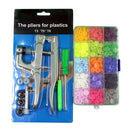 DIY Family Dressmaker Kits T5 Hand Press Snap Button Pliers Tool Container A