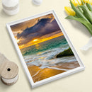 Full Drill Diamond Painting DIY Novelty Seaside Rhinestone Picture (WT017)