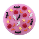 halloween pumpkin bat moon star polymer clay mold fondant mold flexible diy LJ