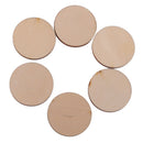 55 pcs 40/50mm Wooden Piece Round Wooden Piece Creative Decor for Xmas Party