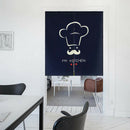 2x Japanese Design Noren Doorway Curtain Cotton Linen 33x35 inch ~Chef