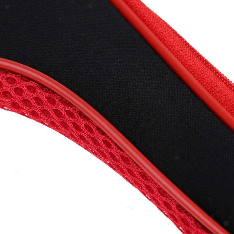 Neoprene Long Sleeve Zipper Golf Club Iron Putter Head Cover Black+Red