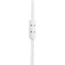 3.5mm Wired Earphones Super Bass Stereo In-Ear Earbuds for Phone (White) A