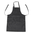 Kitchen Baking Ware Zebra Chalk Stripes Bib Apron with Pockets B7B5