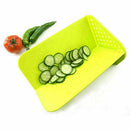 Multi-function Foldable Rinse Chop Board Cutting Chopping Board Tool Kitche H3Q9