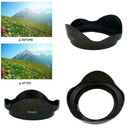 Camera Lens Hood For Canon EW-83E EF 17-40 10-20 16-35 Q2L7 Black 17-35 E4H G2M4