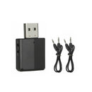 For TV PC Car 3.5mm 3 in 1 USB Bluetooth 5.0 Audio Transmitter Receiver Adapter