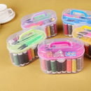 Scissor Needle Thread Tape Thimble Storage Box Measure Sewing Random Kit Tool