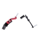 Black+Red Shift Lever Gear Change Shifter Folding Pedal fit for Motorbike