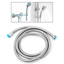 Flexible 2M Stainless Steel Shower Hose Bathroom Heater Water Head Pipe New