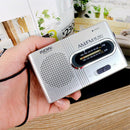Mini Portable Pocket AM/FM Telescopic Antenna Battery Powered Radio Receiver!aBX