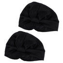 2 pack Women's Silk Sleeping Cap Night Sleep Hats Hair Care Scarves Bonnet