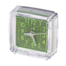 Portable Small Bed Clock Travel Quartz Snooze Alarm Clock with LED Night 3#