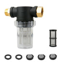 Garden Hose Filter for Pressure Washer Inlet Water, Inline Filter for Sedim