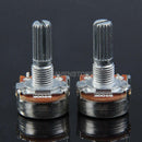 2x B500K Guitar Split Shaft Linear Taper Potentiometer Volume Tone Pot Accessory