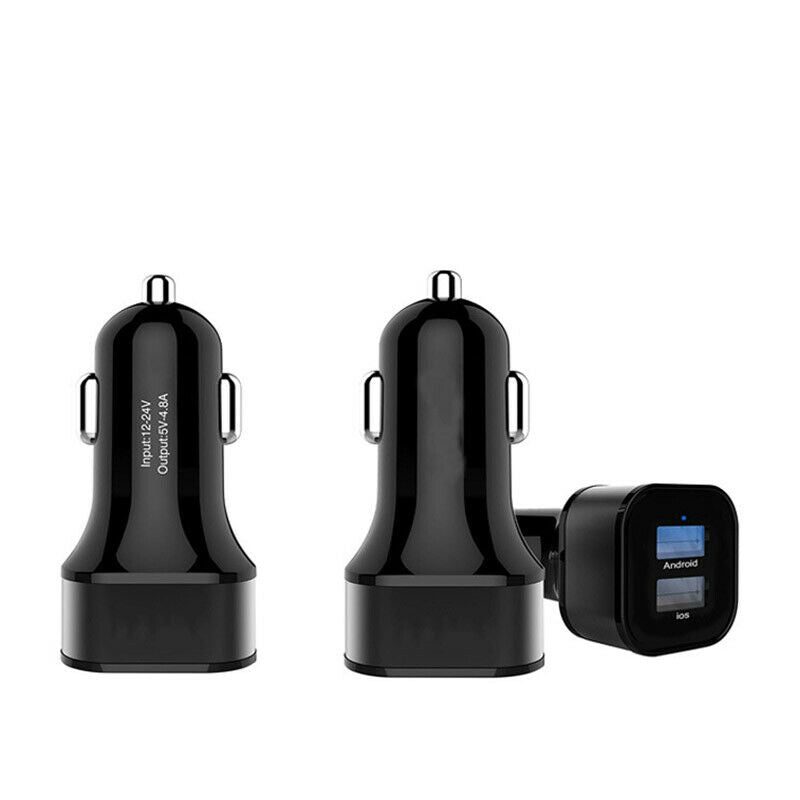 Mobile phone charger 4.8a dual usb car charger M7Q5