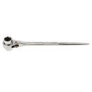 1X Metric Ratchet Spanner Double Opening Scaffolding Socket Wrench 19-22mm