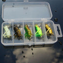 5 Pcs Luminous Fishing Lure Artificial Locust Grasshopper Lures Insect Shap N3Q3