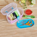 24X Thread Threader Needle Scissor Thimble Storage Box Sewing Kit