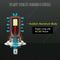 2* H1 200W 12000LM LED Car Fog Headlight Conversion Globes Bulbs Beam LD2004