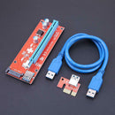60cm 007S PCI-E Riser 1X 16X USB3.0 Adapter Card Cable Wire for BTC Miner