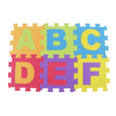 Kids Puzzle Educational Alphabet Numbers 36 Tiles and Edges Play Mat