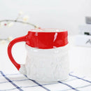Green + Coffee Vessel Christmas Cartoons Ceramic Cups Milk Coffee Water cup