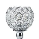 Decorative Pillar Crystal Candle Holder,Workbench Decoration Centerpieces f