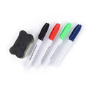 5Pcs/set Newest Whiteboard Pen Erasable Dry White Board Markers Black Ink 3c