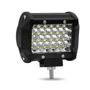 LED Work Light Bars 72W 7200LM Quad Rows Offroad Driving Spot Beam Jeep Tool