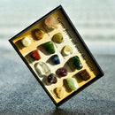 15 Pieces Geology Gem Kit for Kids with Display Case Educational Collection