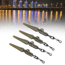 20pc Quick change swivels carp safety lead weights Fishing BIN clips Tack E Y7D0