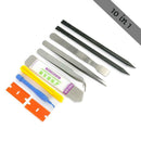 Cell Phone Repair Opening Pry Disassemble Tools Set Spudger Tweezer Kit 10 in-1