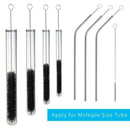 10xNylon Stainless Steel Cleaner Cleaning Brushes Set Pipe Airbrush For Tob U7L0