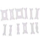 12Pcs Invisible Ring Size Adjuster for Loose Ring Size Reducer Spacer Ring Gu JR