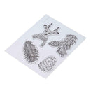 Silicone Rubber Stamp + Cutting Dies Stencil Frame Scrapbook Christmas A