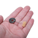 600 Pcs/100 Groups Fishing Bobber Stopper 6 In 1 Yellow Rubber Cylindrical