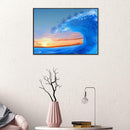 5D DIY Full Drill Diamond Painting Wave Cross Stitch Embroidery Needlework