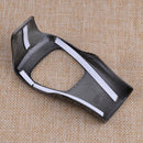 Carbon Fiber Black Gear Lever Shift Knob Cover fit for Jeep Renegade 15-20 ABS