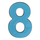 Home Address Sign 2, 0, 1, 8,Custom Address Plaque Sign Brushed Floating
