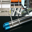 100 Pcs 304 Stainless Steel Exhaust Wrap Coated Metal Locking Cable Zi FBS