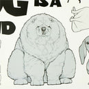 Dog is a friend wall stickers home decor animal wall decals diy mural art   Z