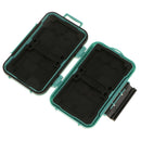 Memory Card Carrying Case,Protector Cover Water-Resistant Holder Storage Box for