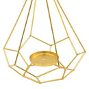 2pcs Geometry Tea Light Candle Holder Hanging Candlestick for Home Wedding