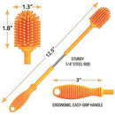 Bottle Wash Silicone Kitchen Cleaning Brush Wash Glass Brush Narrow Neck Wa P2B7