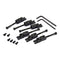 6Pcs Metal Guitar Locked String Saddles for Floyd-Rose Tremolo Bridge Parts